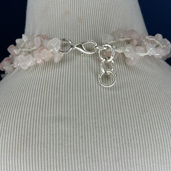 Rose Quartz chip necklace - Picture 8 of 8